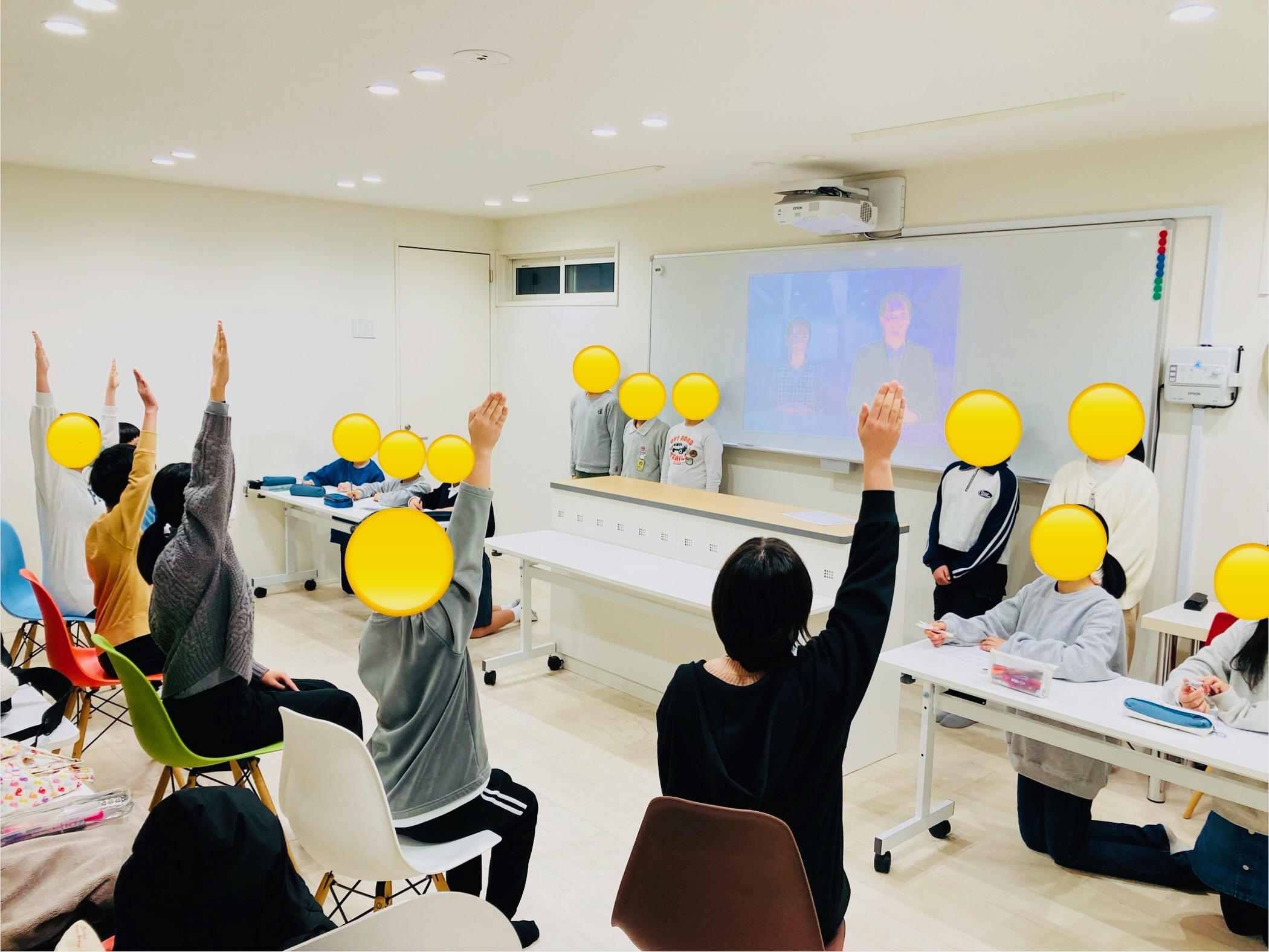 小学6年生クラス　面接練習風景